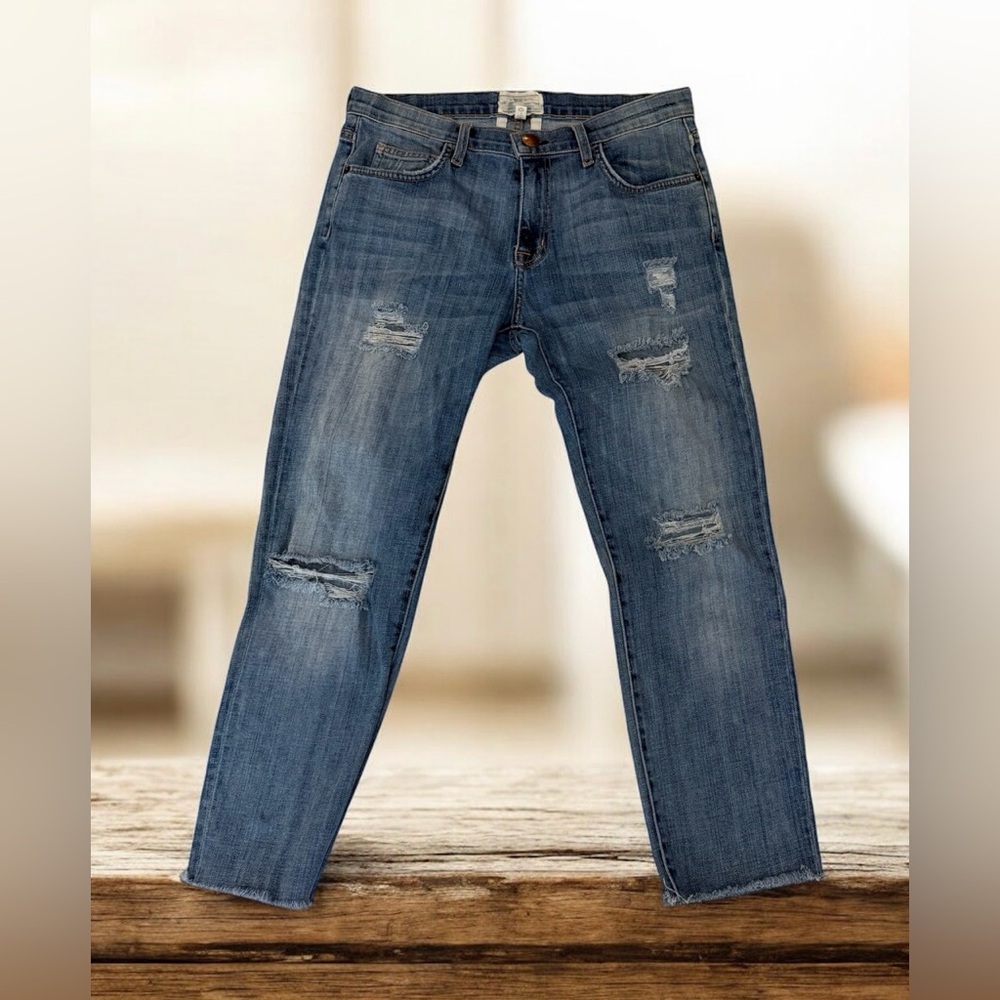 Current Elliott Distressed Jeans 26